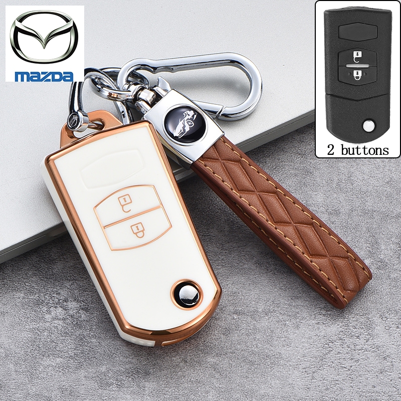 ปลอกกุญแจพับ Mazda เหมาะสําหรับ Mazda 3 2012/Mazda 2/mazda 2 2011 เปลือกกุญแจรีโมท