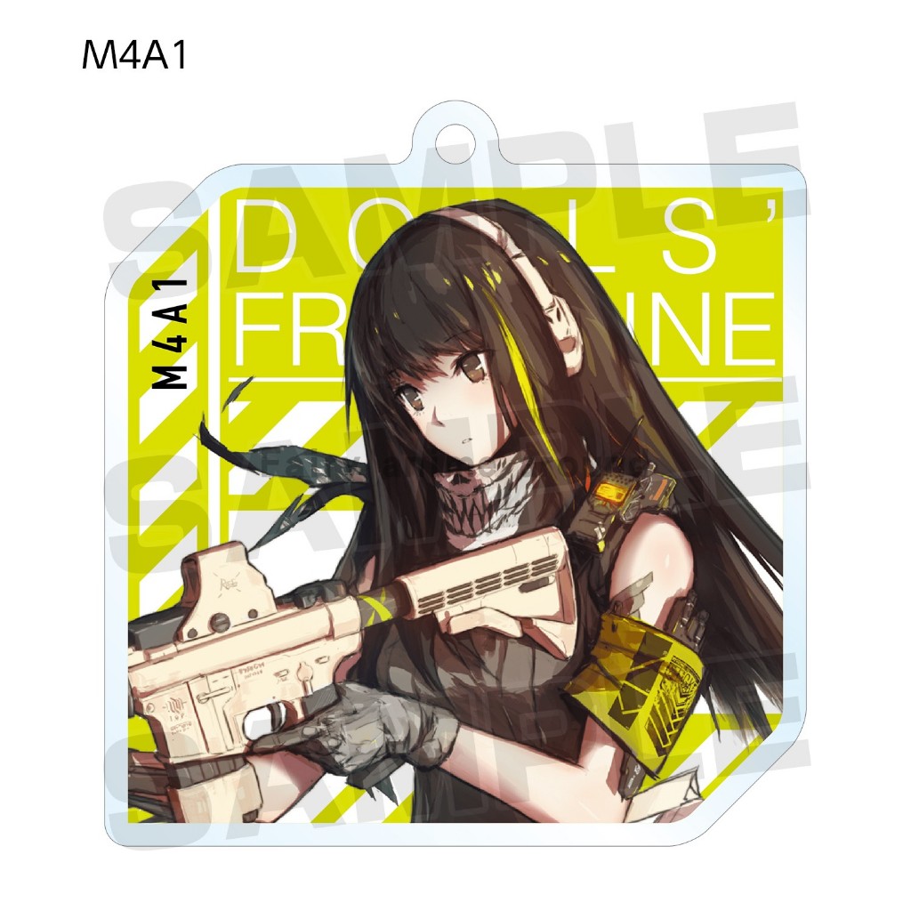 Girls Frontline GFL อะคริลิคชุดพวงกุญแจ M4A1 M16A1 Fan-Made Exchange สะสมอะนิเมะเกม Merch