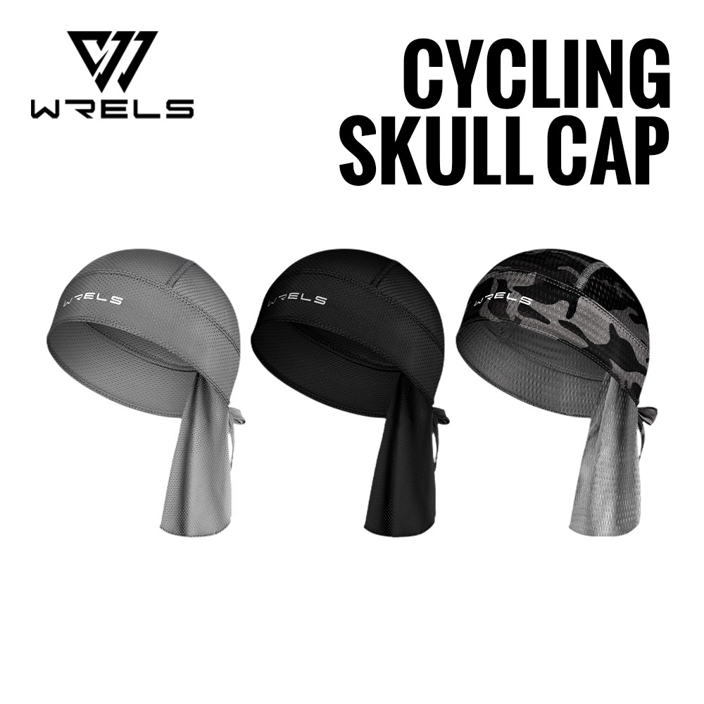 หมวกโจรสลัดฤดูร้อน WELS ขี่กลางแจ้ง ระบายอากาศดี แห้งเร็ว พร้อมครีมกันแดด Headscarf #MZ1040