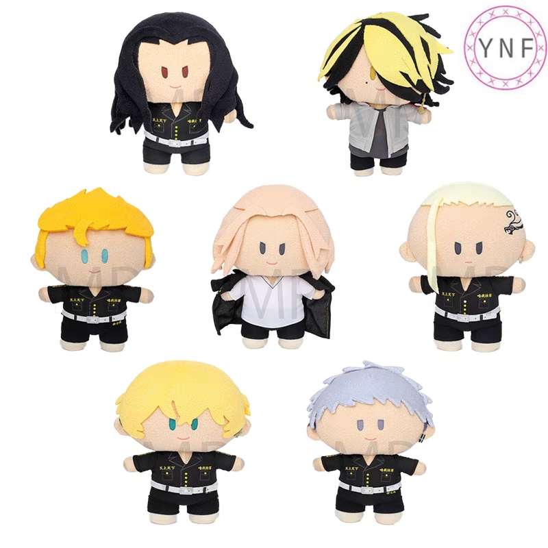 ใหม่โตเกียว Revengers อะนิเมะของเล่นตุ๊กตา 23 ซม.Mikey Draken Takemichi น่ารักนุ่มตุ๊กตาตุ๊กตาของขวั