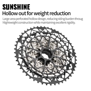 SUNSHINE จักรยานเสือภูเขา มู่เล่HG ความเร็ว 42/46/50T พร้อมการ์ดมู่เล่แสงอัลตร้า