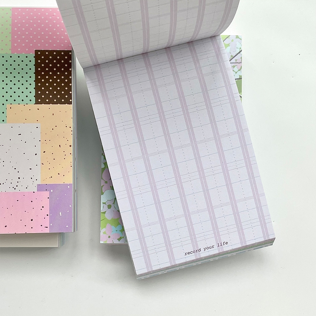 120PCS Memo Pads Scrapbooking วัสดุกระดาษ Junk Journal Planner DIY Craft พื้นหลังกระดาษ