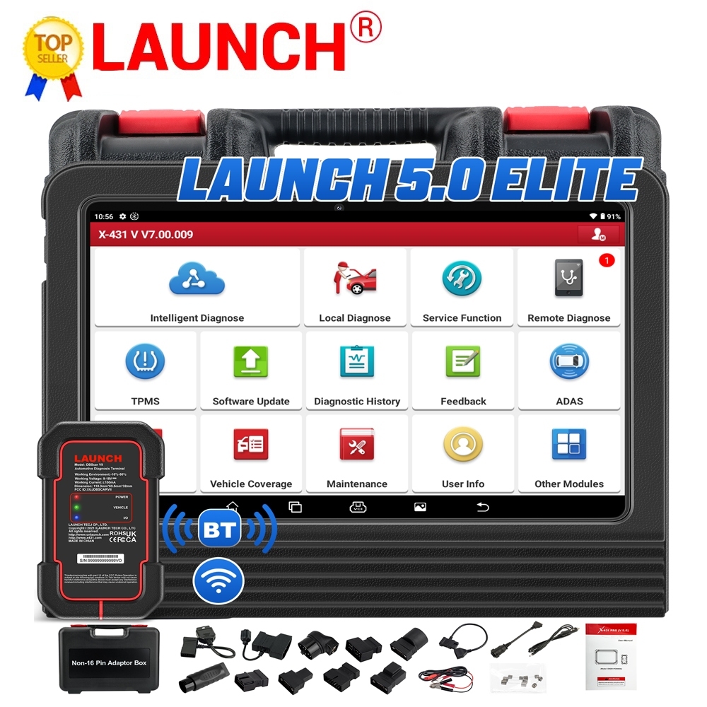 2025 Newest LAUNCH X431 V PRO5.0 OBD2 Diagnostic Scanner Automotive OBD Code Reader Professional Car