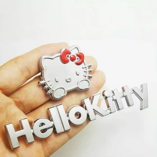 Sanrio 3D สติกเกอร์รถอะนิเมะ Hello Kitty การ์ตูน Auto Decor รอยขีดข่วน Decor Kawaii รถอุปกรณ์เสริมสติกเกอร์อัตโนมัติรถจักรยานยนต์ของขวัญ