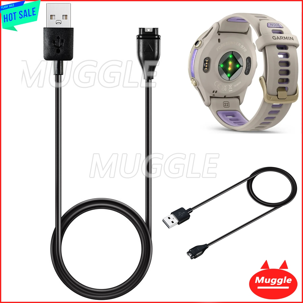 สายชาร์จ Garmin Forerunner 570 47mm 42mm 970 47mm นาฬิกาสมาร์ทวอทช์ Garmin รุ่น Forerunner 570 47 มม