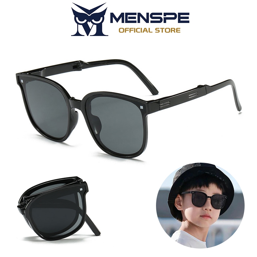 MENSPE ประจําเดือน เด็กแว่นกันแดดพับได้เด็กแฟชั่น ยูวี400ป้องกันแว่นกันแดดพ่อแม่และลูกแว่นกันแดด