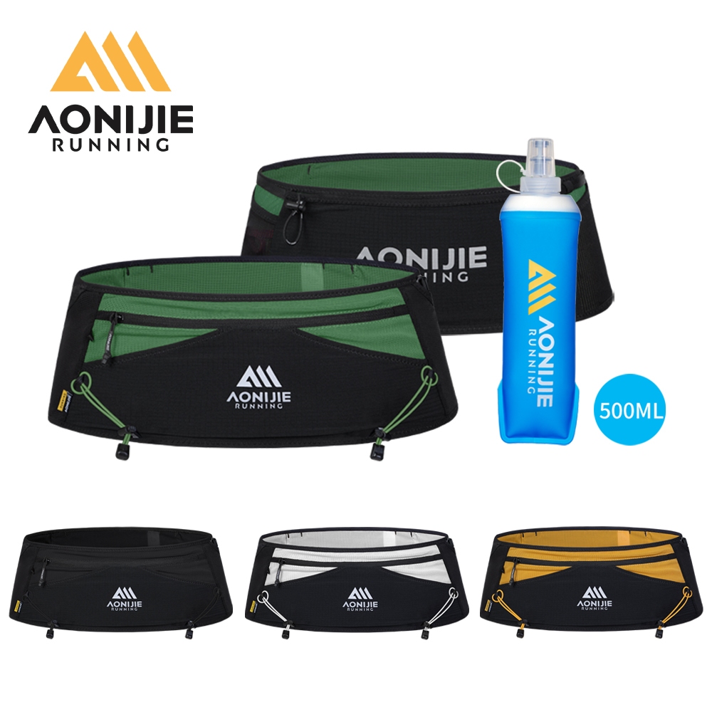 AONIJIE W8141 เข็มขัดพกน้ำสำหรับวิ่ง พร้อมขวดน้ำ 500 มล. เหมาะสำหรับทั้งผู้ชายและผู้หญิง ออกแบบ MULT
