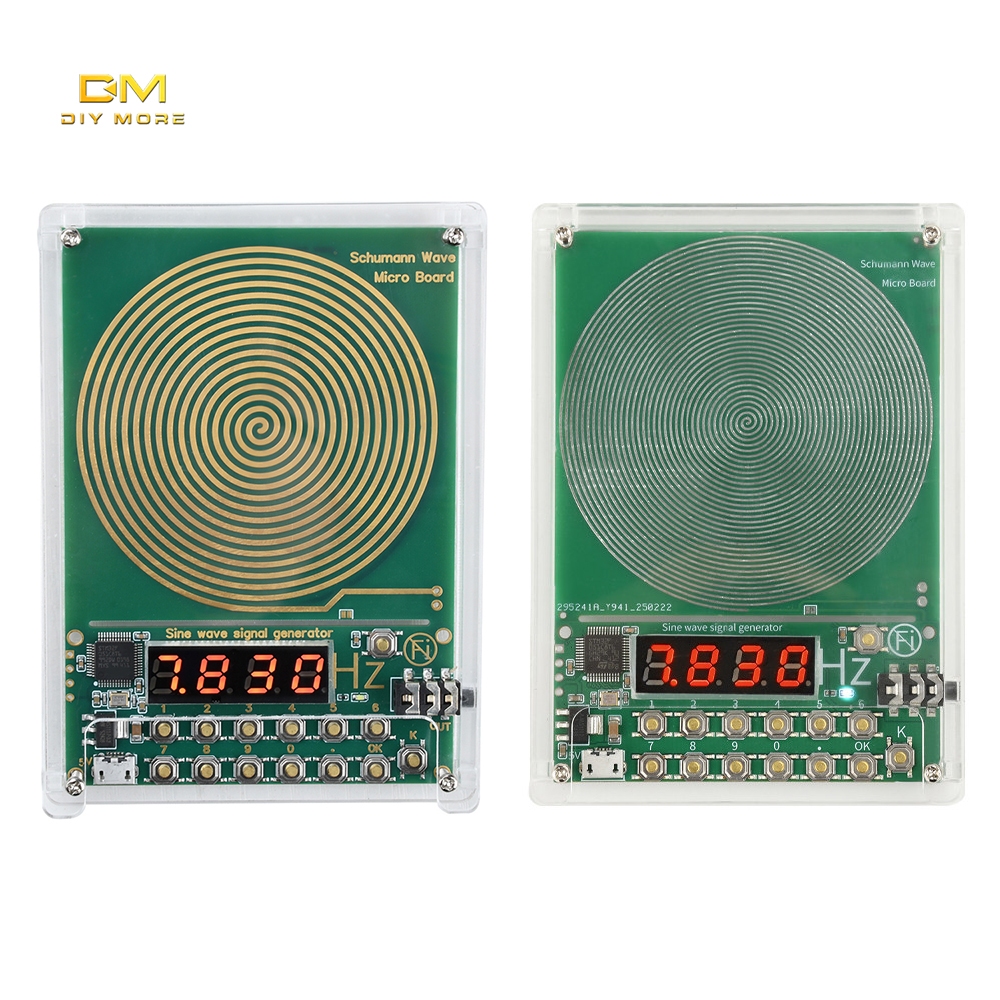 Diymore DC 5V 0.01Hz~100000Hz เครื่องกําเนิดไฟฟ้าคลื่น Schumann ความถี่ที่ปรับได้ เครื่องกําเนิดสัญญาณคลื่นไซน์ Micro USB