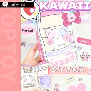 หนังสือเงียบของเล่น DIY ของเล่นเพื่อการศึกษาหนังสือเด็กตัดล่วงหน้า DIY Pack สําหรับพัฒนาทักษะของเด็ก Handmade Busy หนังสือ