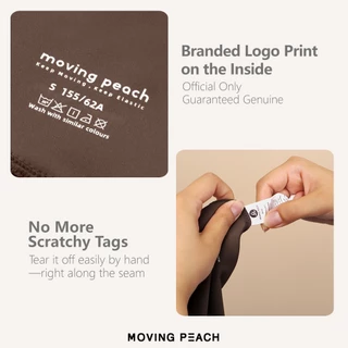 Moving Peach กางเกงขาม้า กางเกงโยคะ พิลาทิส เต้นระบํา เอวสูง นิ่ม พร้อมสายรัดเอว ด้านหลัง สําหรับผู้หญิง CLL