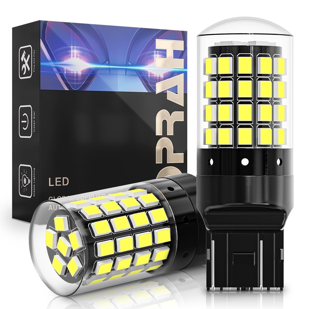 1/2PCS 12V Super Bright รถ Led ไฟท้าย 2835 54smd 1156 1157 7440 7443 กันน้ํารถจักรยานยนต์ที่จอดรถย้อนกลับโคมไฟไฟเลี้ยวหลอดไฟ ราคา ถูกที่สุด ดีลบีเคเค แกลเลอรีภาพที่ 2