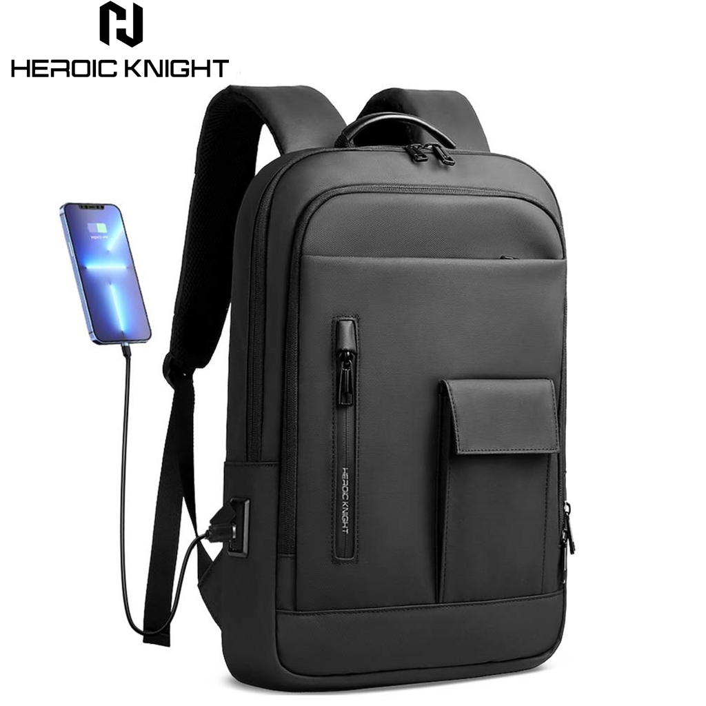 HEROIC KNIGHT Water Resistance Anti-Theft Slim Laptop Backpack (15.6")