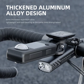 มัลติฟังก์ชั่จักรยานคอมพิวเตอร์ขาตั้งอลูมิเนียม MTB จักรยาน Light Holder จักรยานคอมพิวเตอร์สําหรับ IGPSPORT Garmin Compatible 360 กล้องวงเล็บไฟคอมพิวเตอร์