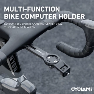 มัลติฟังก์ชั่จักรยานคอมพิวเตอร์ขาตั้งอลูมิเนียม MTB จักรยาน Light Holder จักรยานคอมพิวเตอร์สําหรับ IGPSPORT Garmin Compatible 360 กล้องวงเล็บไฟคอมพิวเตอร์