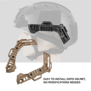 BOOIU หมวกกันน็อค Wendy กับ ARC Mount และ Adapter สําหรับ Airsoft