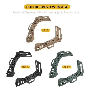 BOOIU หมวกกันน็อค Wendy กับ ARC Mount และ Adapter สําหรับ Airsoft