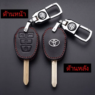 2/3/4ปุ่ม เคสกุญแจ Toyota Yaris Ativ Vios Corolla Hiace Camry ปลอกกุญแจรถยนต์