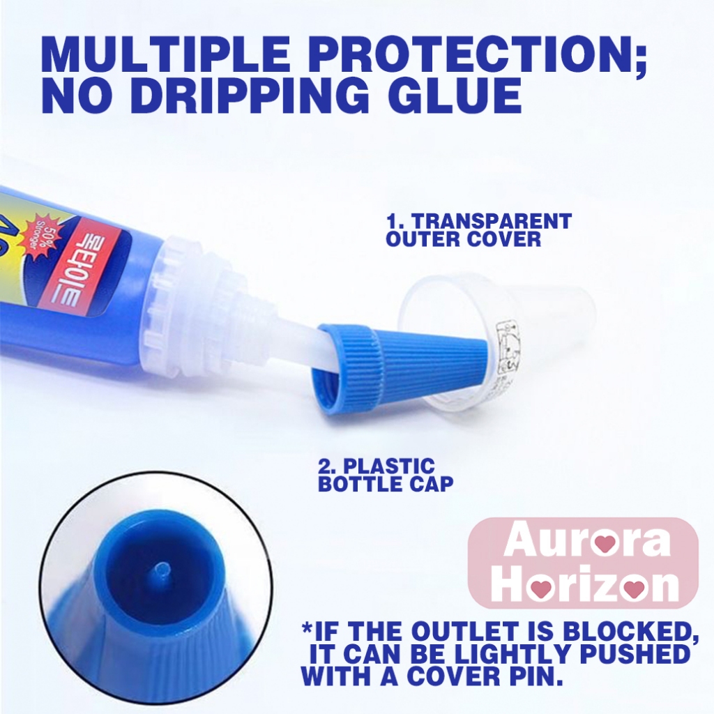 พร้อมส่งในกรุงเทพฯ กาวน้ำ401 20g/12g ติดเล็บปลอม กาวติดเล็บปลอม  เนื้อเจลน้ํา (ไม่ต้องอบ) - รูปที่ 4