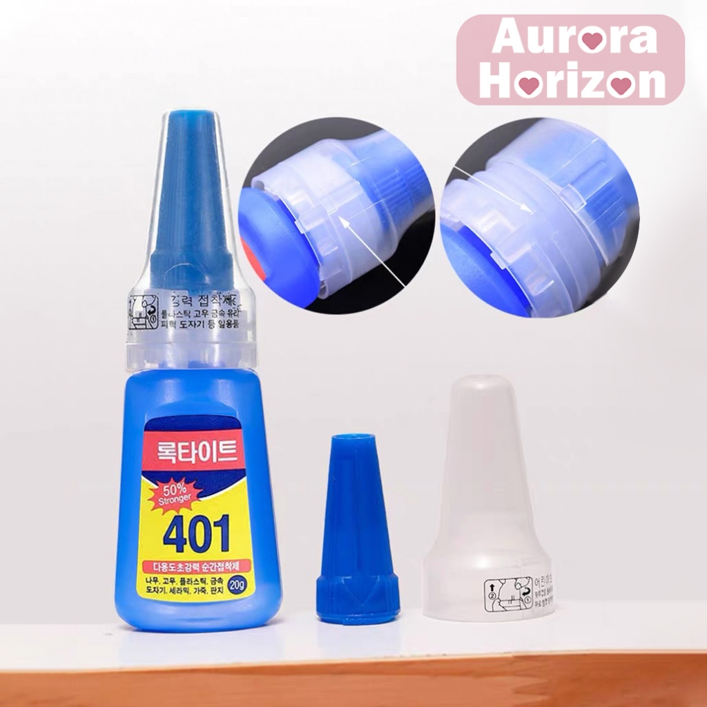 พร้อมส่งในกรุงเทพฯ กาวน้ำ401 20g/12g ติดเล็บปลอม กาวติดเล็บปลอม  เนื้อเจลน้ํา (ไม่ต้องอบ) - รูปที่ 2