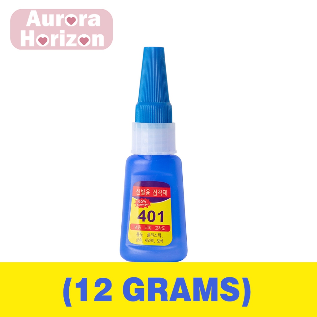 พร้อมส่งในกรุงเทพฯ กาวน้ำ401 20g/12g ติดเล็บปลอม กาวติดเล็บปลอม  เนื้อเจลน้ํา (ไม่ต้องอบ) - รูปที่ 5