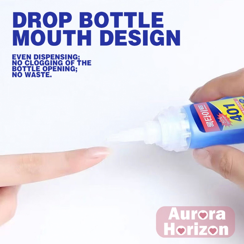 พร้อมส่งในกรุงเทพฯ กาวน้ำ401 20g/12g ติดเล็บปลอม กาวติดเล็บปลอม  เนื้อเจลน้ํา (ไม่ต้องอบ) - รูปที่ 3