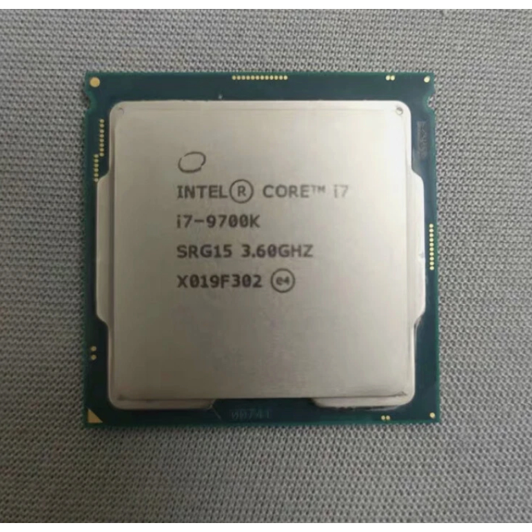 Intel Core i7-9700K CPU โปรเซสเซอร์ LGA 1151 3.6 Ghz 95W 8 แกน 8 ด้ายสําหรับ ASUS ROG Strix Z390-I G