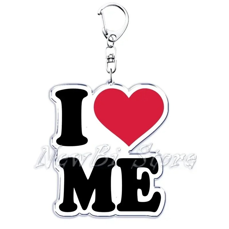 Simple I Love Me You Letter พวงกุญแจ My Fictional แฟนที่ยอดเยี่ยมพวงกุญแจแฟนภรรยาร้อน Mom Dad Key แหวน Bf Gf ราคา ถูกที่สุด ดีลบีเคเค แกลเลอรีภาพที่ 4