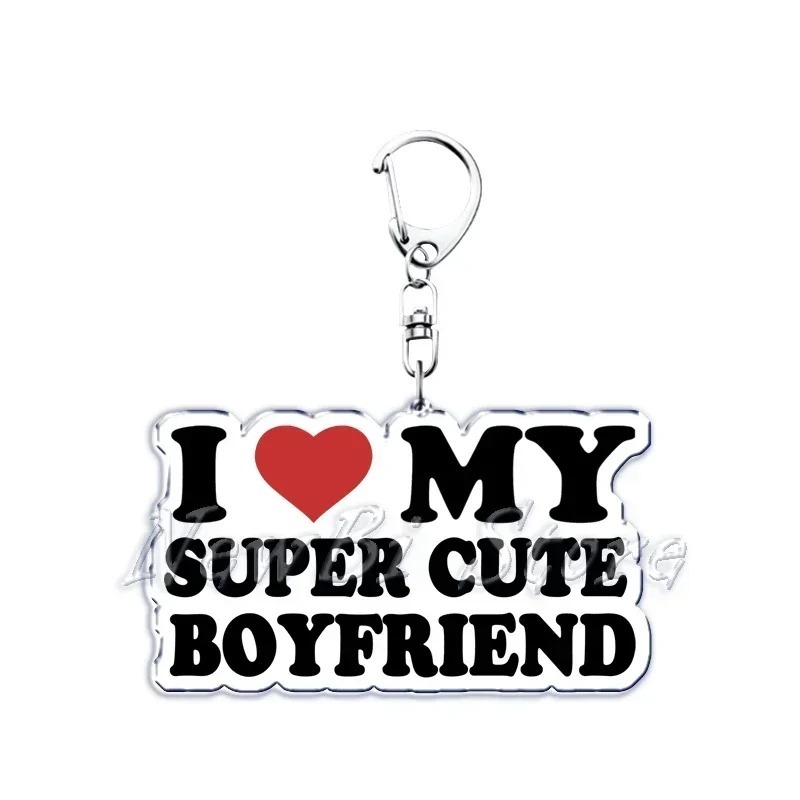 Simple I Love Me You Letter พวงกุญแจ My Fictional แฟนที่ยอดเยี่ยมพวงกุญแจแฟนภรรยาร้อน Mom Dad Key แหวน Bf Gf ราคา ถูกที่สุด ดีลบีเคเค แกลเลอรีภาพที่ 8