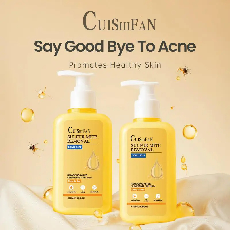 *พร้อมส่ง* กำมะถันครีมอาบน้ำส สบู่อาบน้ำ เจลอาบน้ำ สูตรโกฐจุฬาลัมพา กำจัดไร ลดผื่นคัน แก้ขนคุด เรื้อรัง 300ml