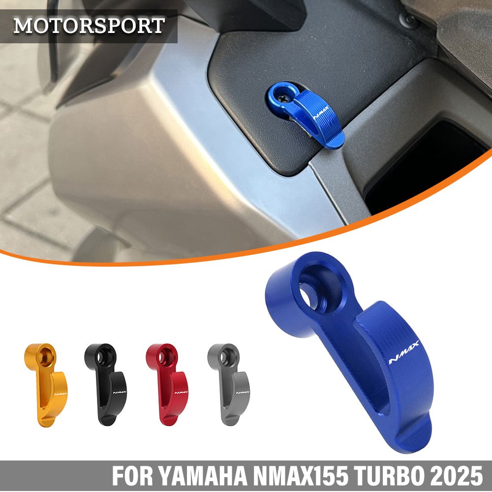 ตะขอรถจักรยานยนต์สําหรับ YAMAHA Nmax TURBO NEO S TECH MAX 2024 Full CNC อลูมิเนียมตะขอกระเป๋าเดินทางตะขอตะขอ