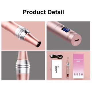 Derma pen Dystech 016 Professional Beauty Pen Skin Care Tool Kit พร้อมตลับสํารอง 2 ชิ้น