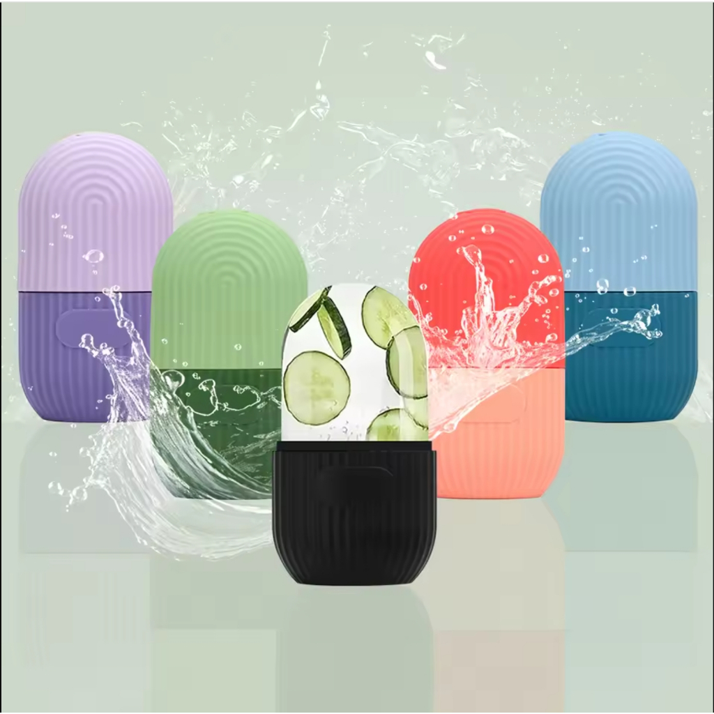 สปาซิลิโคนน้ําแข็งนวดหน้า น้ําแข็ง ลูกบาศก์ ซิลิโคนนวดหน้าน้ําแข็งช่วยสดชื่นผิวช่วยให้รูผมปิดมาก - รูปที่ 7