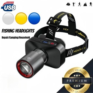 Ipx4 กันน้ํา 3 โหมดแสง Zoomable Type-c ชาร์จไฟหน้า Super Bri…