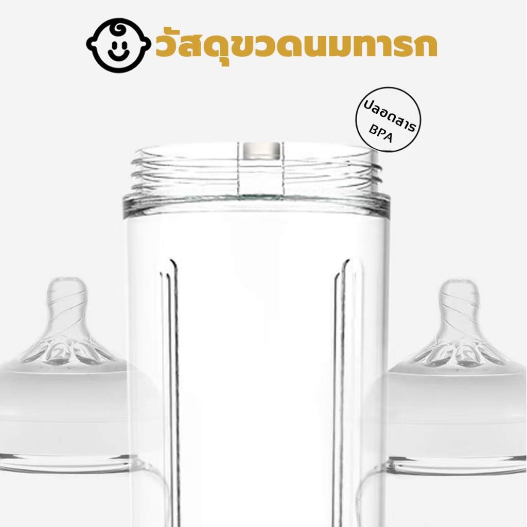 KOKIRA เครื่องปั่นน้ำผลไม้ แก้วปั่น 600ML วัสดุคุณภาพอาหาร 1 แก้ว = 2 หน้าที่ แก้วปั่นผลไม้แบบพกพา - รูปที่ 5