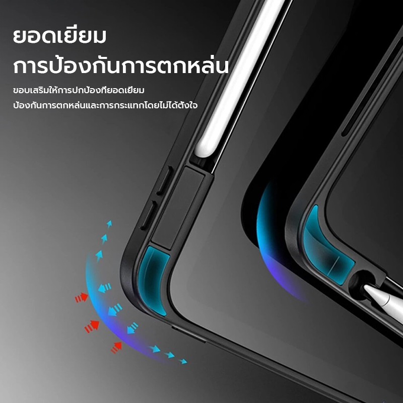 เคส X-IT สําหรับ iPad 11th Generation A16 2025/10th Gen/Air 7/ 6 11/13 นิ้ว M3 M2/Air 5/4/10.2/Pro 11/13 M4/12.9/Mini 7/6 เคส iPad, ขาตั้งมุม Mutail พับรูปตัว Y ฝาครอบ - ภาพย่อย 3