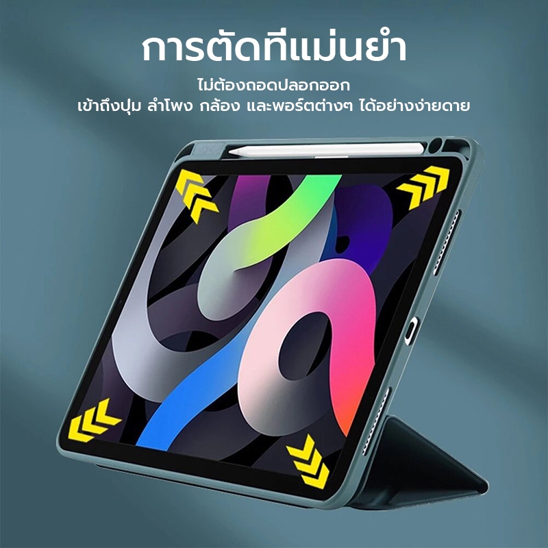 เคส X-IT สําหรับ iPad 11th Generation A16 2025/10th Gen/Air 7/ 6 11/13 นิ้ว M3 M2/Air 5/4/10.2/Pro 11/13 M4/12.9/Mini 7/6 เคส iPad, ขาตั้งมุม Mutail พับรูปตัว Y ฝาครอบ - ภาพย่อย 2