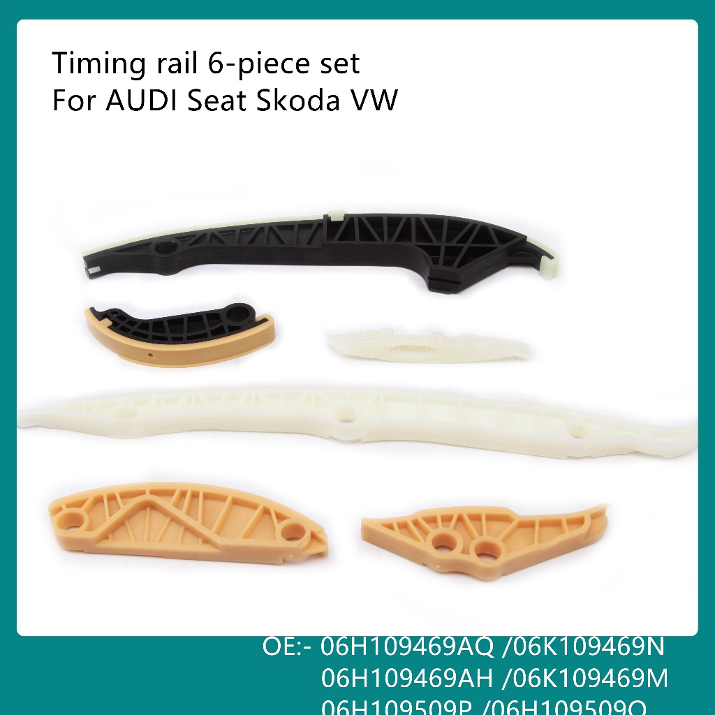 06ชม.109469อา 06เค109469M EA888 MK3 6PCS Timing GUide Rail Kit ZSDGTZ-6PCS-MK3 สําหรับ VW Golf 2014-