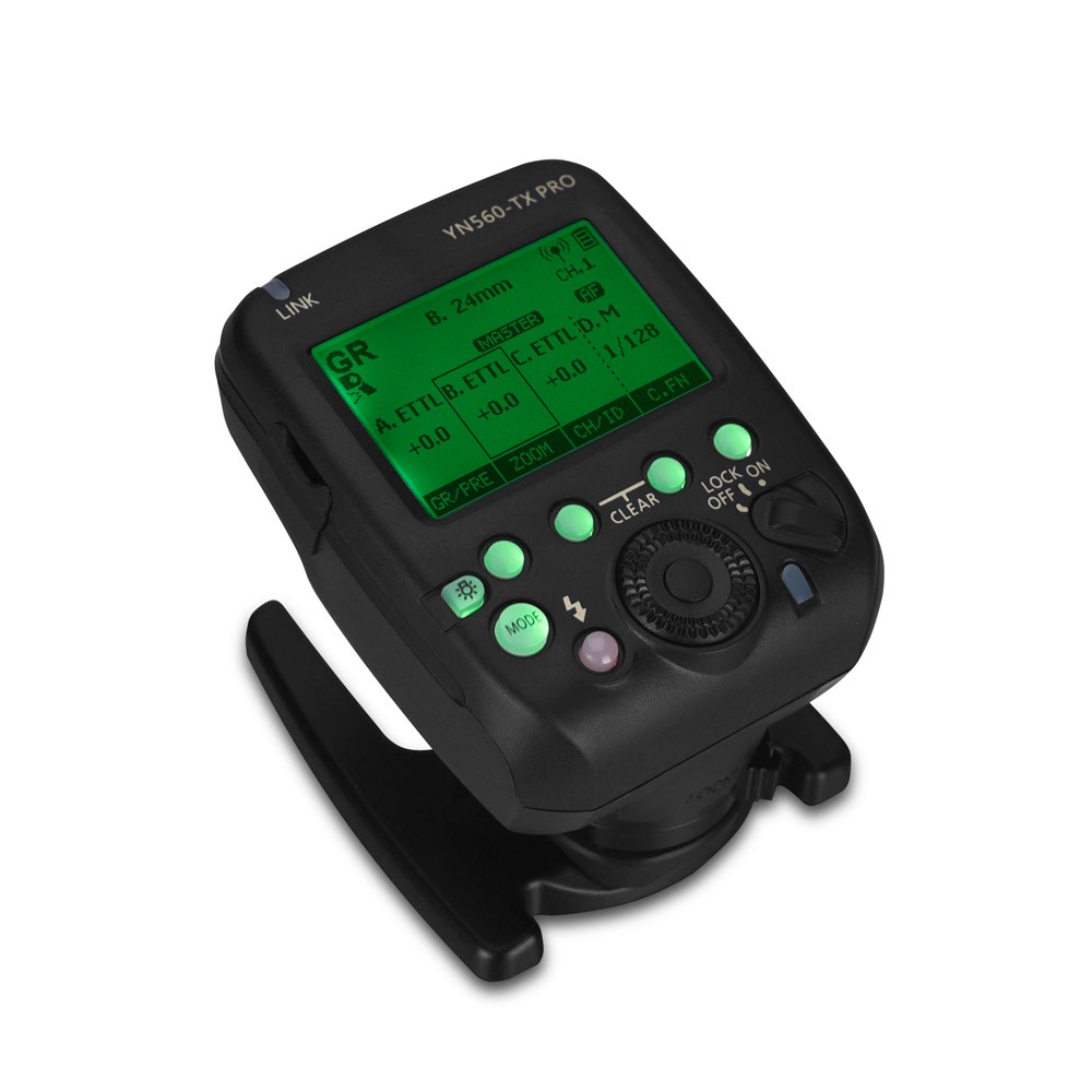 YONGNUO YN560-TX Pro คอนโทรลเลอร์แฟลชไร้สายและ Commander Trigger สําหรับ Canon Nikon YN560IV YN660 9