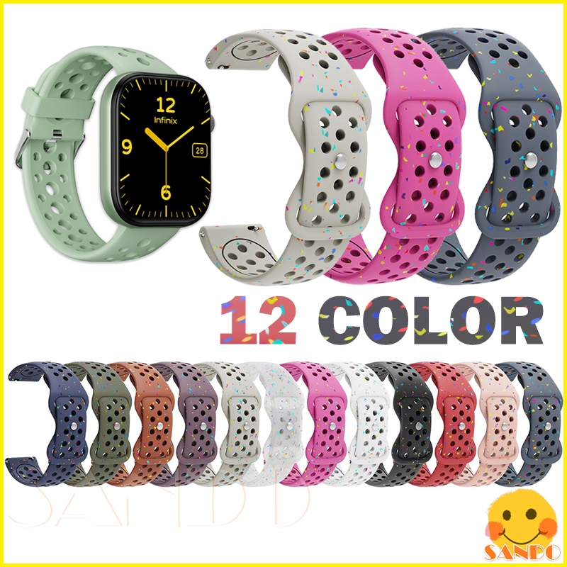 สาย Infinix XWatch H4 สายรัดซิลิโคนอ่อนนุ่ม Infinix XWatch H4 Infinix XWatch N4 Pro เปลี่ยนสายรัดข้อ