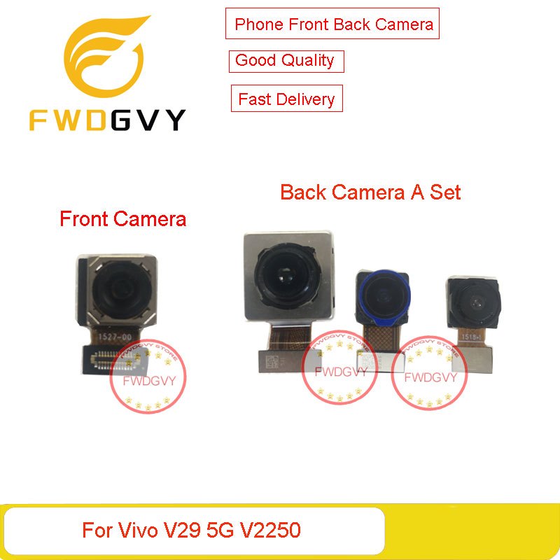 สําหรับ Vivo V29 5G V2250 กล้องหน้าและหลังหลักด้านหน้า Facing กล้องอะไหล่ซ่อม