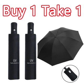 Umbrella Buy 1 Take 1 Automatic Manual Folding Payong UV Anti-Pressure Sunscreen