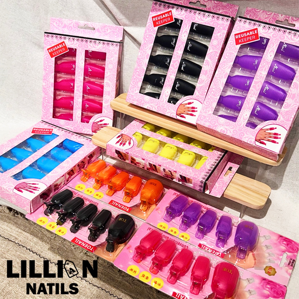 🎉พร้อมส่งในไทย🎉 ถอดเล็บเจล แพ็กเท้า 5 ชิ้น ตัวหนีบนิ้วแช่น้ำยาล้าง ถอดเจลน้ำยา แพ็กมือ 10 ชิ้น ตัวหนีบนิ้วแช่น้ำยาล้าง ที่หนีบเล็บ