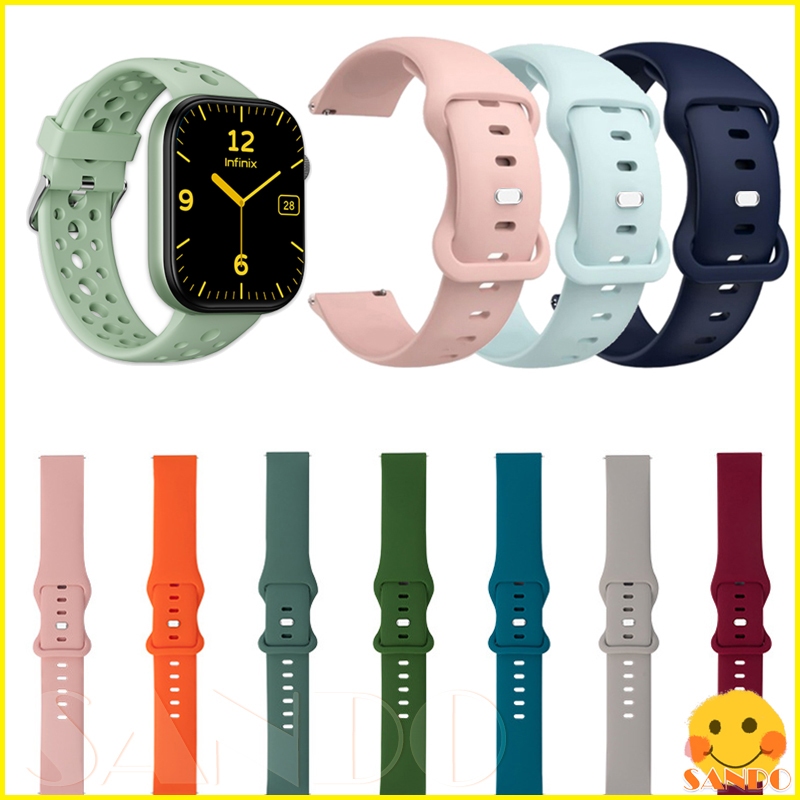 Infinix XWatch H4 สายรัดซิลิโคนอ่อนนุ่ม Infinix XWatch N4 Pro เปลี่ยนสายรัดข้อมือสายรัดอุปกรณ์เสริม 