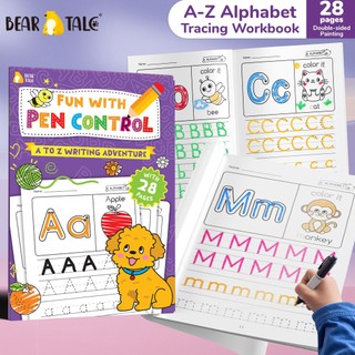 BEAR TALE Children's Alphabet Practice Writing Magic Book Copybook For Kids Early Education