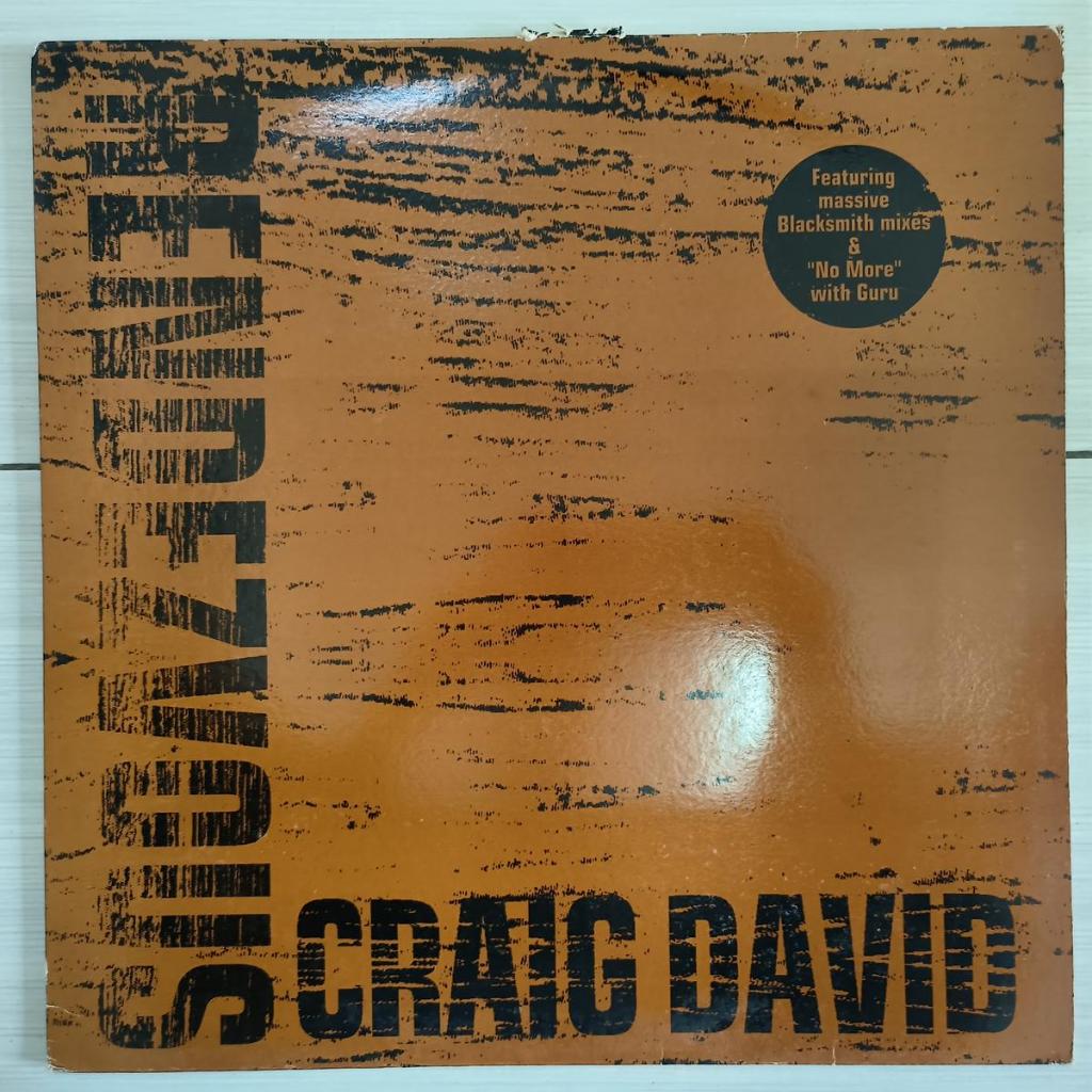 Cragi David / Guru – Rendezvous / No More 	โรงรถในสหราชอาณาจักร ไวนิล R&B 2001 lp