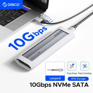 ORICO M.2 NVMe/SATA SSD Enclosure USB อะแดปเตอร์ภายนอกรองรับ UASP สําหรับ PCIe NVMe และ SATA SSD (AXM2)