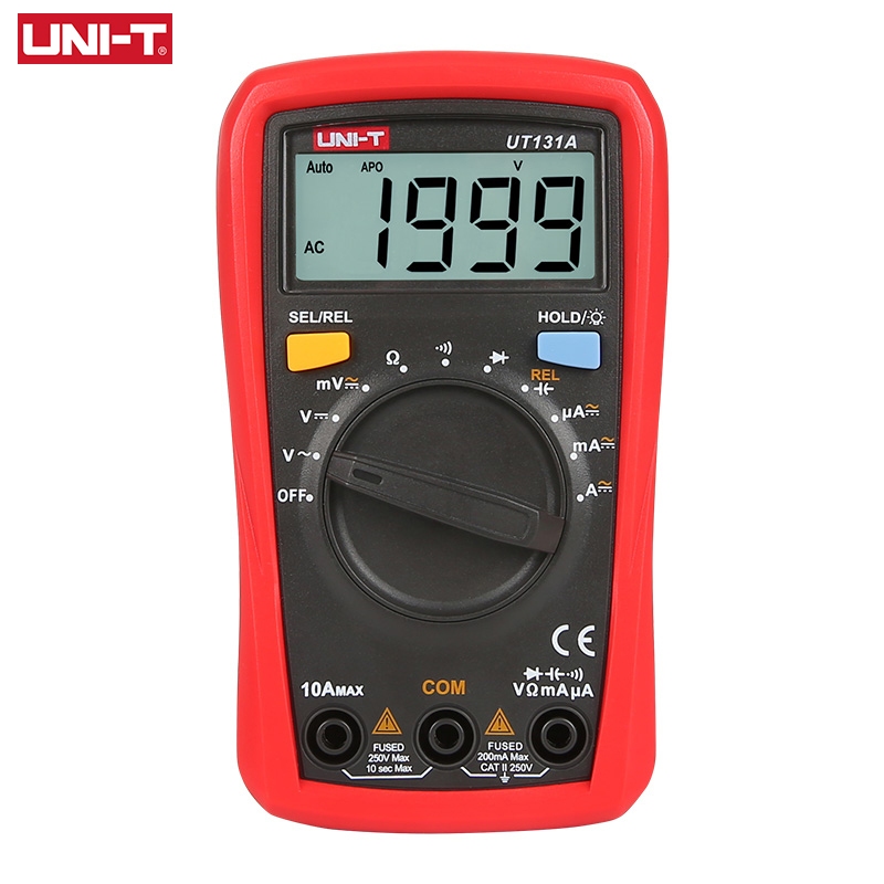UNI-T UT131 Series Palm size มัลติมิเตอร์ดิจิตอล 250V 10A Digital Multimeter UT131A UT131B UT131C UT