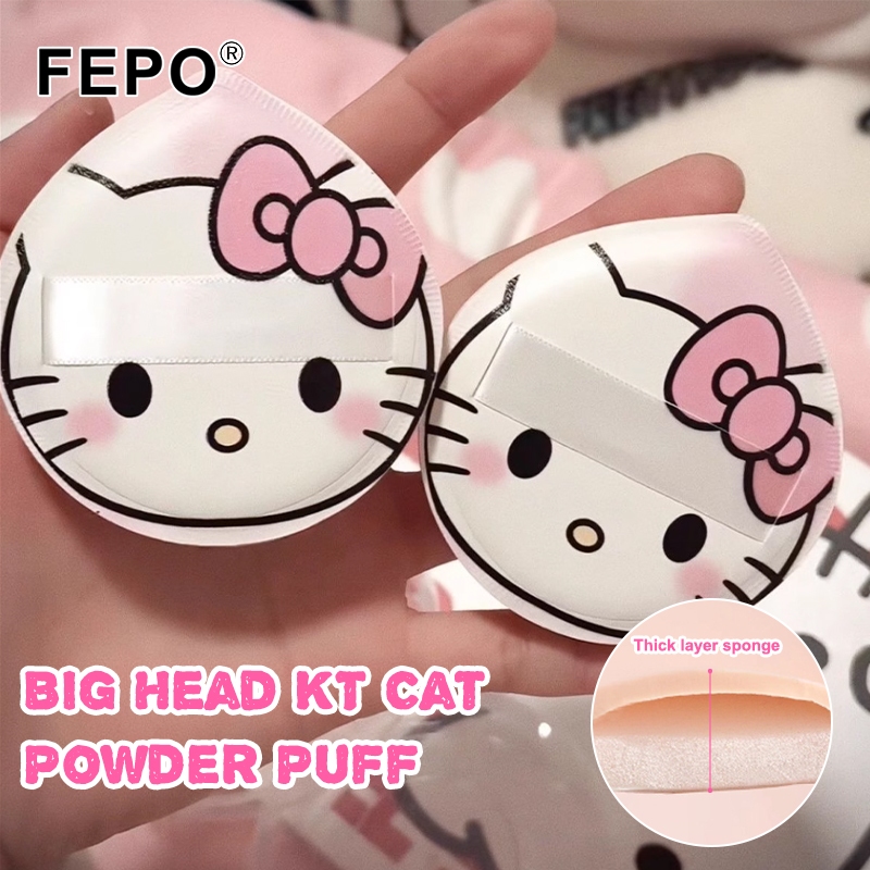 HelloKitty โฟมบ้านไม่มีสีนุ่มทั้งเปียกและแห้งสําหรับพื้นหลังแฟชั่นพัฟที่สมบูรณ์แบบ ราคา ถูกที่สุด ดีลบีเคเค แกลเลอรีภาพที่ 8