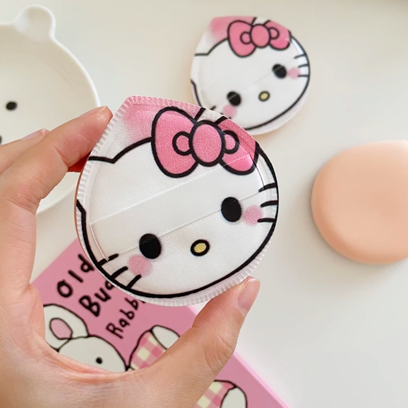 HelloKitty โฟมบ้านไม่มีสีนุ่มทั้งเปียกและแห้งสําหรับพื้นหลังแฟชั่นพัฟที่สมบูรณ์แบบ ราคา ถูกที่สุด ดีลบีเคเค แกลเลอรีภาพที่ 7