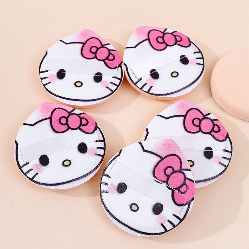 HelloKitty โฟมบ้านไม่มีสีนุ่มทั้งเปียกและแห้งสําหรับพื้นหลังแฟชั่นพัฟที่สมบูรณ์แบบ ราคา ถูกที่สุด ดีลบีเคเค แกลเลอรีภาพที่ 6